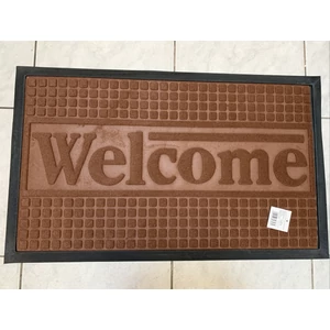 Welcome feliratú rozsdabarna színű  lábtörlő