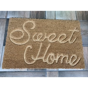 Lábtörlő kókuszrost anyagból "sweet home" felirattal