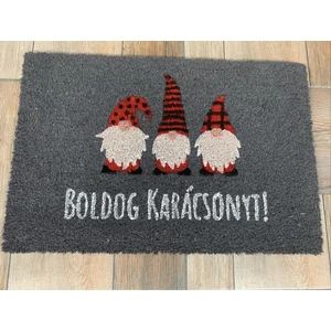 Lábtörlő Manókkal Boldog karácsonyt !felirattal