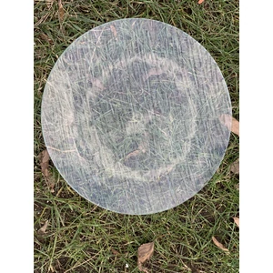 Üveg kínáló-Üveg tányér kerek