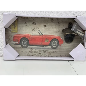 Fa falikép sörnyitóval Ferrari 250 autóval