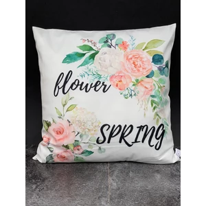 Párnahuzat tavaszi:"Flower spring" felirattal