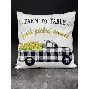 Párnahuzat nyári: "FARM to table...."
