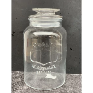 Tároló üveg tetővel 1.5liter