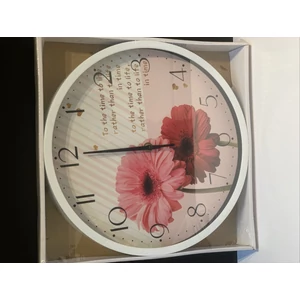 Falióra Gerbera motívummal és felirattal 