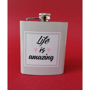 Flaska /laposüveg/ "life is amazing"