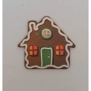 Fa mézeskalácsház alakú tábla