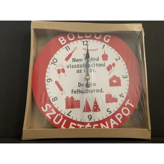 Falióra /"Nem tudod visszafordítani..."./felirattal 