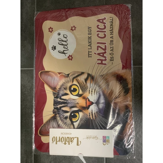 Lábtörlő /házi cica/
