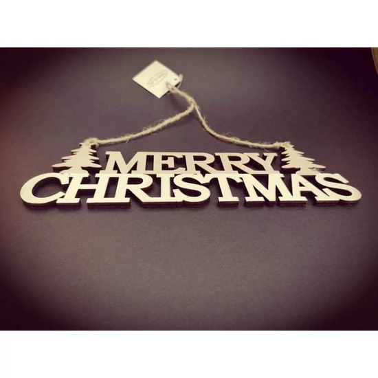 “Merry Christmas “ fa dekoràció