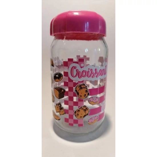 Üveg tároló "Cookies..." felirattal