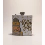 Kép 1/2 - Flaska fehér alapú, arany diótörős és arany "Holly Jolly" felriattal
