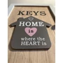 Kép 5/5 - Kulcs tartó szekrényke "Home is where the heart is"
